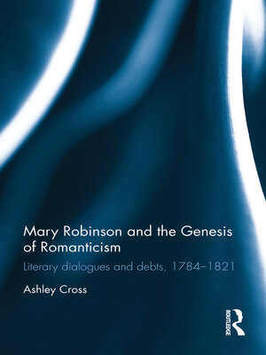 cover image of Mary Robinson and the Genesis of Romanticism